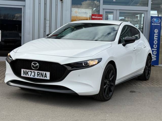 Mazda Mazda3 2.0 e-Skyactiv G MHEV Homura 5dr Hatchback Petrol WHITE