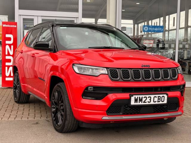 Jeep Compass 1.3 T4 GSE 4xe PHEV S Model 5dr Auto Estate Petrol / Electric Hybrid RED/BLACK