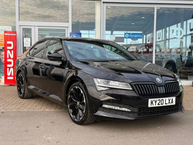 Skoda Superb 2.0 TSI 190 Sport Line Plus 5dr DSG Hatchback Petrol BLACK